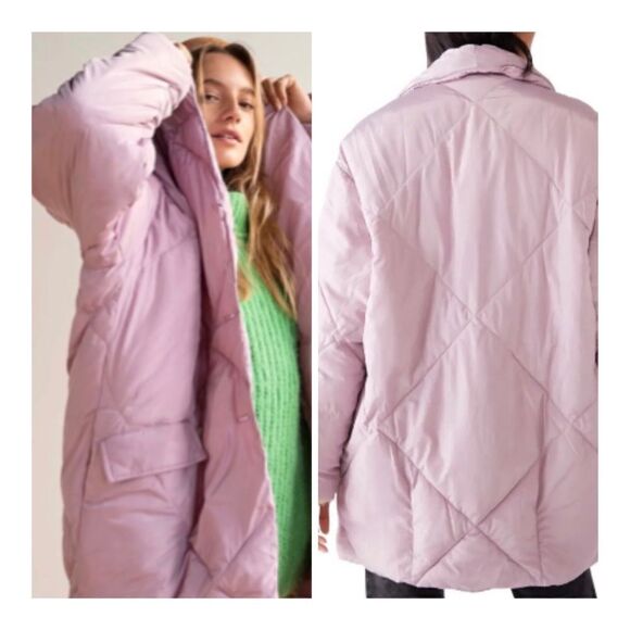 NWT Free People Ella puffer jacket size M - Picture 1 of 13